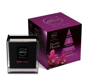 Aroma home luminare black, floare exotică, 155gr