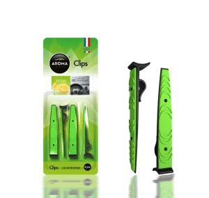 Aroma car clips 4pcs (lemon) aроматизатор
