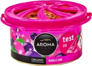 Aroma organic buble gum 40g. aromatizator auto