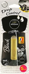 Aroma drop control liquid 5ml black aromatizator auto
