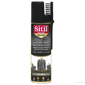 Sitil vopsea-sprei p/u nubuc 250ml 122ssns 01 black