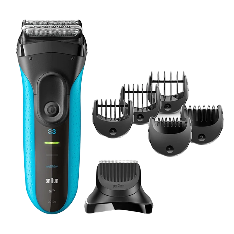 Aparat de ras electric braun 3010 bt wd, albastru 5