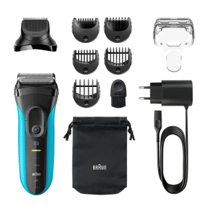 Aparat de ras electric braun 3010 bt wd, albastru Thumbnail 10
