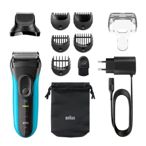 Aparat de ras electric braun 3010 bt wd, albastru Thumbnail 11
