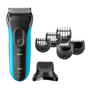 Aparat de ras electric braun 3010 bt wd, albastru Thumbnail 5