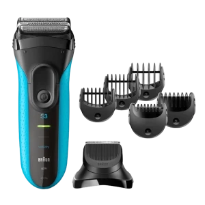 Электробритва мужская Braun 3010 BT WD, Синий