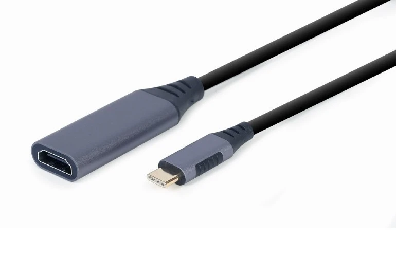 Видеокабель cablexpert a-usb3c-hdmi-01, usb type-c (m) - hdmi, 0,15м, серый 5