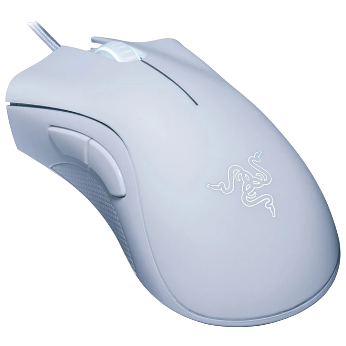 Gaming mouse razer deathadder essential, alb 8