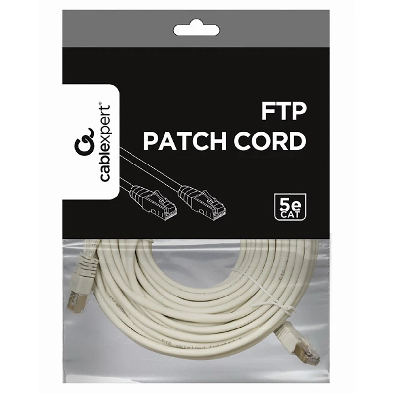 Patch cord cablexpert pp22-20m, cat5e ftp, 20m, gri 3