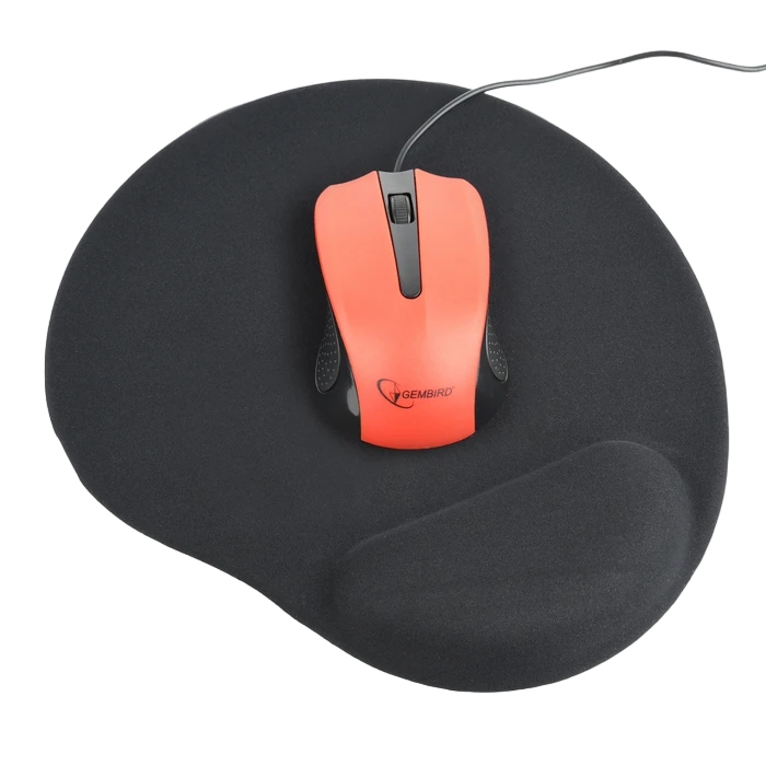 Mouse pad gembird mp-gel-bk, 240mm x 220mm, negru 5