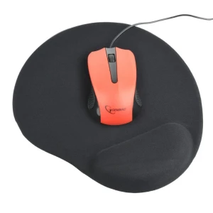 Mouse pad gembird mp-gel-bk, 240mm x 220mm, negru Thumbnail 4