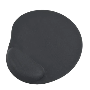 Коврик для мыши gembird mp-gel-bk, 240мм x 220мм, чёрный