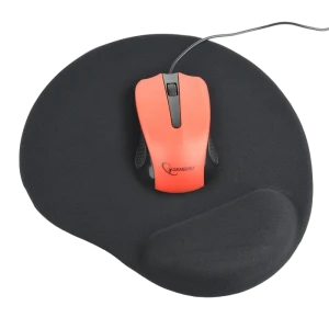 Mouse pad gembird mp-gel-bk, 240mm x 220mm, negru Thumbnail 5