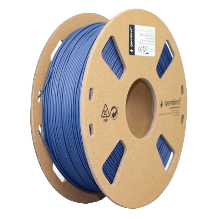 Нить для 3d-принтера gembird 3dp-pla-01-mtnb, pla, темно-синий матовый , 1.75 мм, 1кг 2