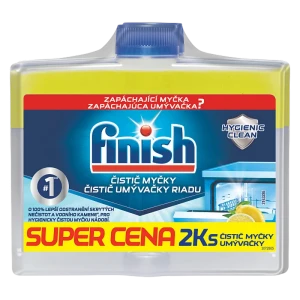Detergent pentru mașini de spălat vase finish hygienic lemon gs, 250 ml