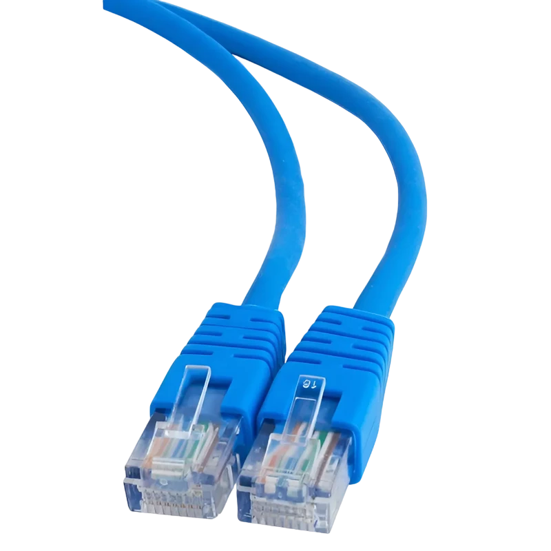 Patch cord cablexpert pp12-0.25m/b, cat5e utp, 0,25m, albastru 3