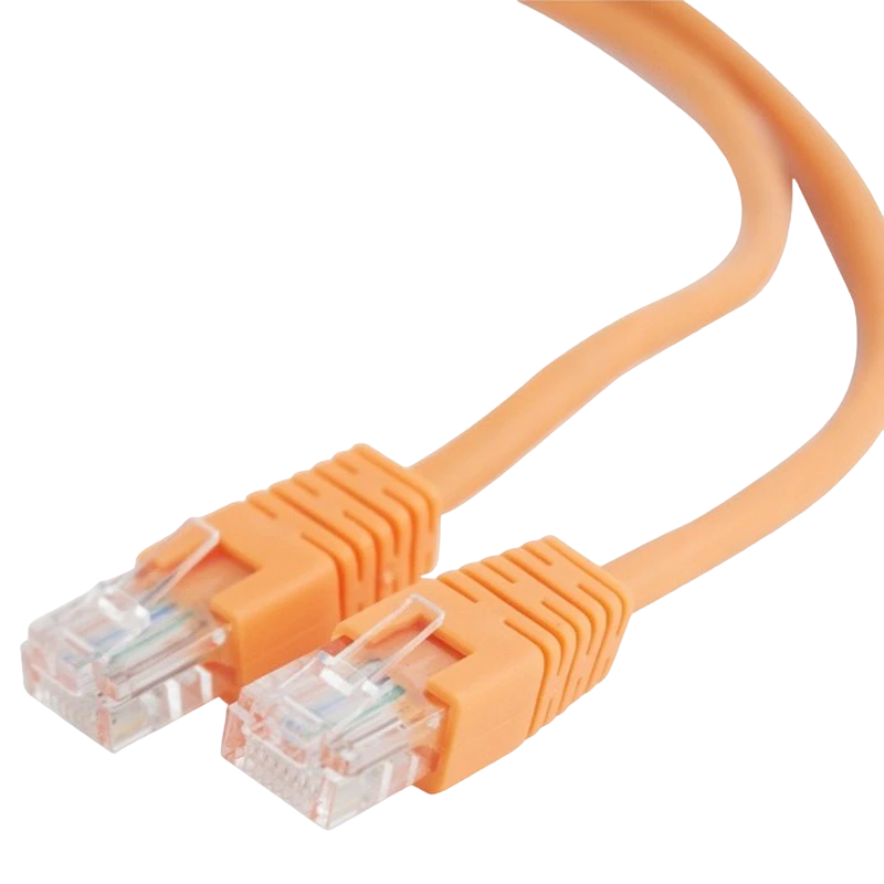 Patch cord cablexpert pp12-0.25m/o, cat5e utp, 0,25m, portocaliu 2