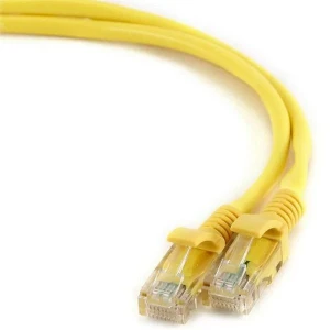 Patch cord cablexpert pp12-0.25m/y, cat5e utp, 0,25m, galben Thumbnail 2
