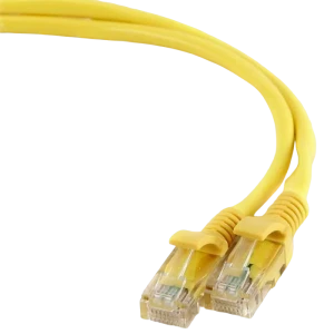 Patch cord cablexpert pp12-0.25m/y, cat5e utp, 0,25m, galben Thumbnail 6