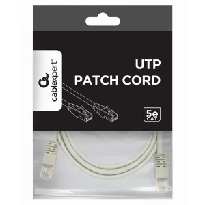 Patch cord cablexpert pp12-1.5m, cat5e utp, 1,5m, gri Thumbnail 3