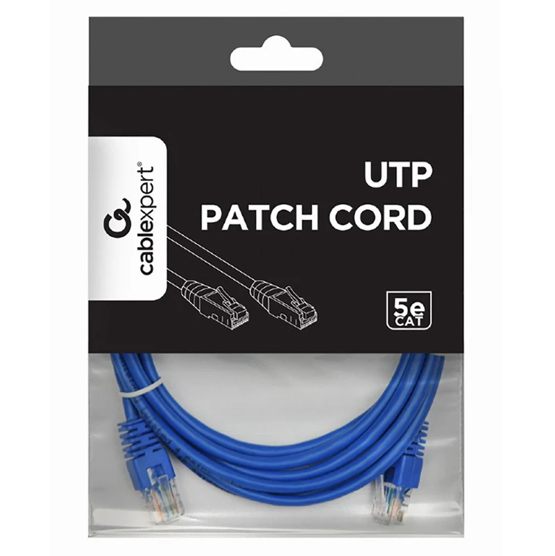 Patch cord cablexpert pp12-2m/b, cat5e utp, 2m, albastru 7
