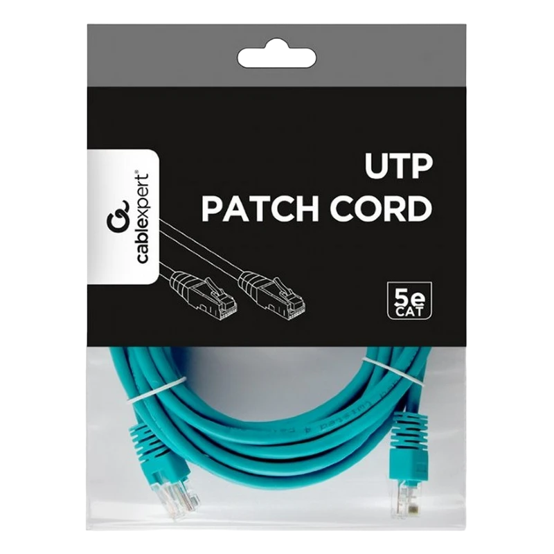 Patch cord cablexpert pp12-5m/g, cat5e utp, 5m, verde 4