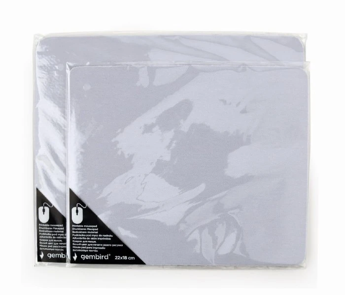 Mouse pad gembird mp-print-s, 220mm x 180mm, alb 2