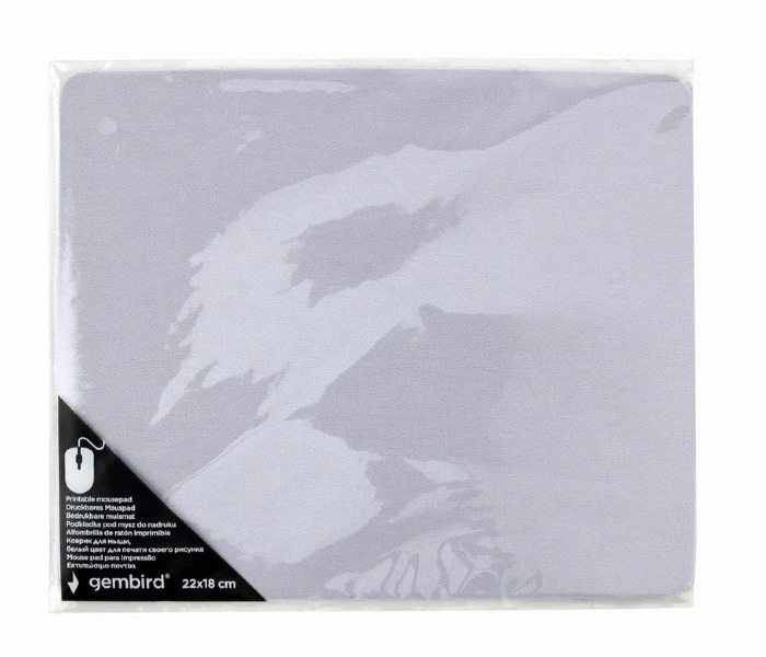 Mouse pad gembird mp-print-s, 220mm x 180mm, alb 3