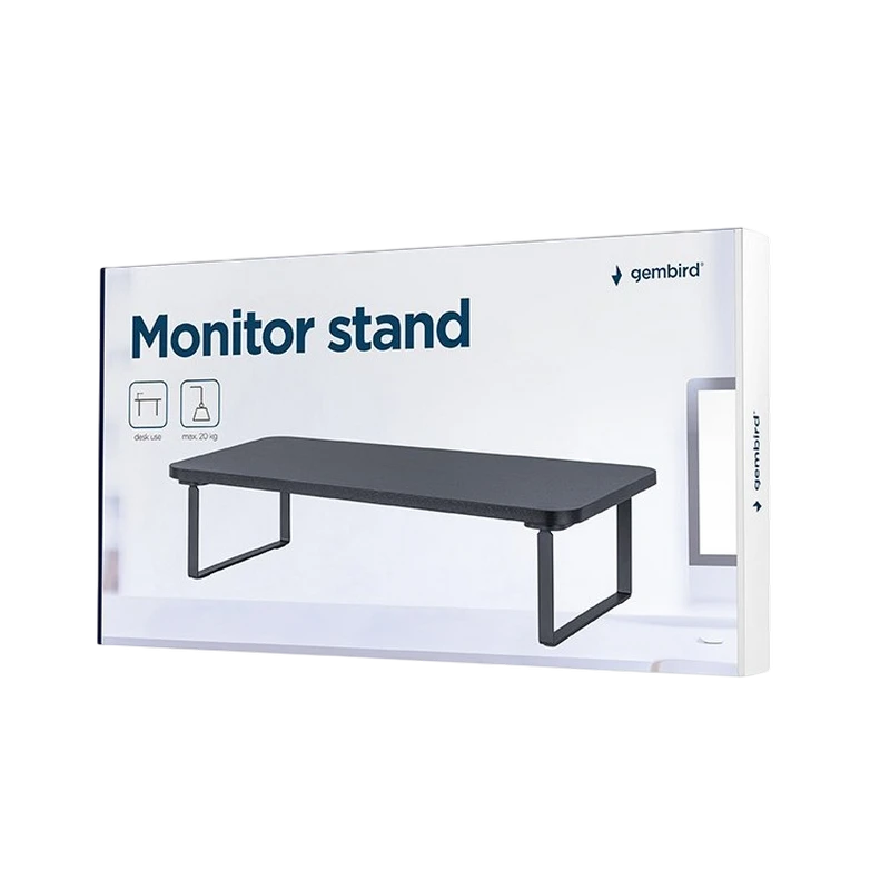 Подставка для монитора gembird ms-table-03, чёрный 8