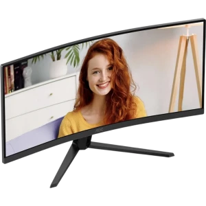 34" офисный монитор aoc cu34b3e, va 3440x1440 wqhd, чёрный Thumbnail 5