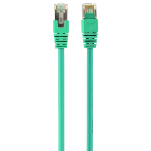 Патч-корд cablexpert pp22-1m/g, cat5e ftp, 1м, зелёный