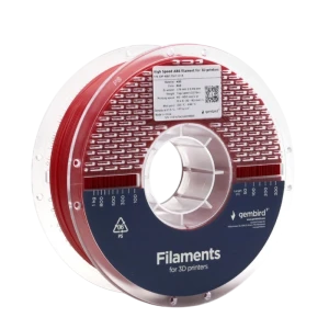 Filament pentru imprimantă 3d gembird 3dp-abs1.75hy-01-r, abs, roșu, 1.75 mm, 1kg