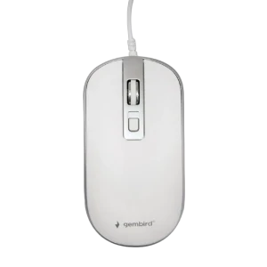 Mouse wireless gembird musw-4b-06-ws, alb/argintiu