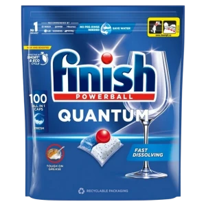 Таблетки для посудомоечной машины finish quantum, 100 шт Thumbnail 1