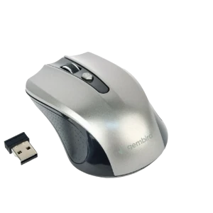 Mouse wireless gembird musw-4b-04-bg, negru/gri