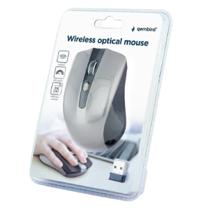 Mouse wireless gembird musw-4b-04-bg, negru/gri Thumbnail 4