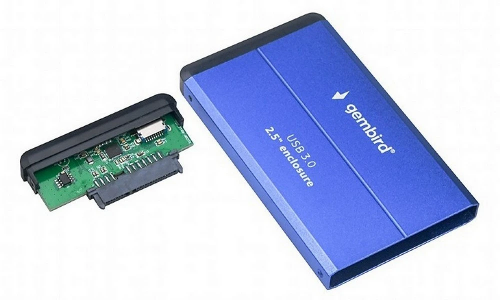 Внешний корпус gembird ee2-u3s-2-b, синий (ee2-u3s-2-b) 5