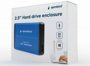 Внешний корпус gembird ee2-u3s-2-b, синий (ee2-u3s-2-b) Thumbnail 6