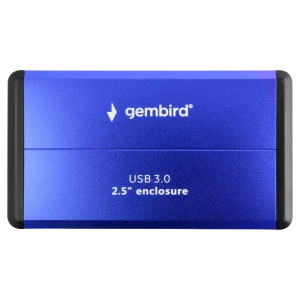 Внешний корпус gembird ee2-u3s-2-b, синий (ee2-u3s-2-b)