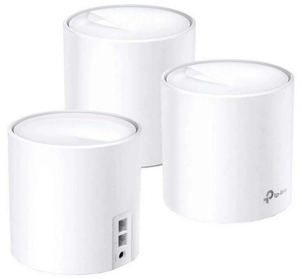 Домашняя mesh wi-fi система tp-link deco x20 (3-pack), белый 3