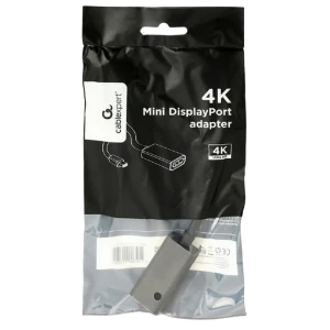 Adaptor video cablexpert a-mdpm-dpf4k-01, minidp (m) - displayport (f), 0,15m, negru Thumbnail 3