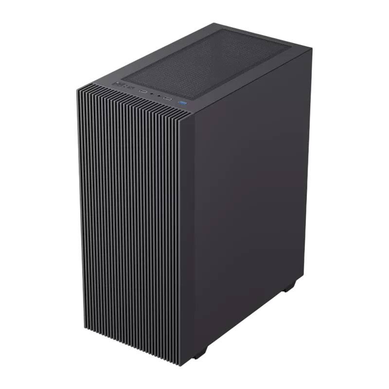 Компьютерный корпус gamemax edge, micro-atx, без блока питания, чёрный 7