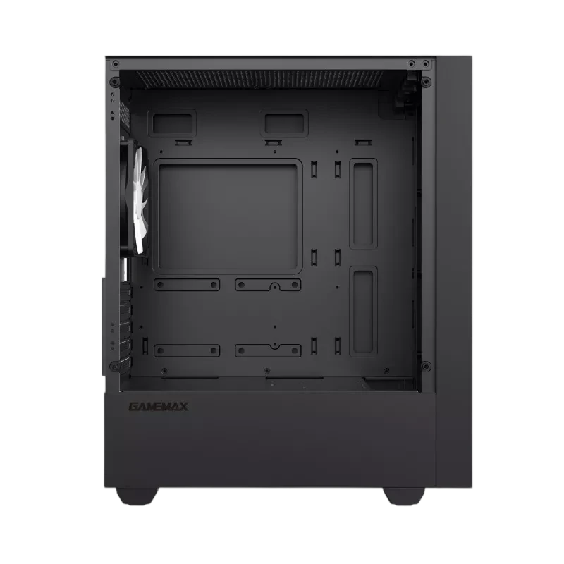 Компьютерный корпус gamemax edge, micro-atx, без блока питания, чёрный 3