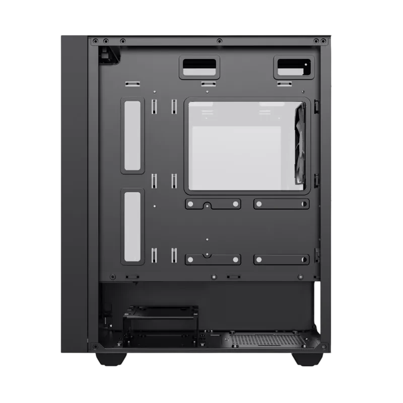 Компьютерный корпус gamemax edge, micro-atx, без блока питания, чёрный 5