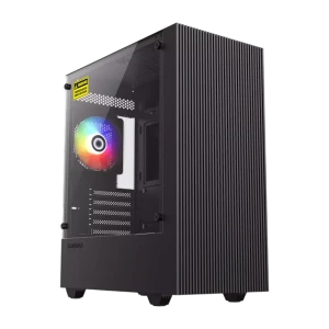 Компьютерный корпус gamemax edge, micro-atx, без блока питания, чёрный