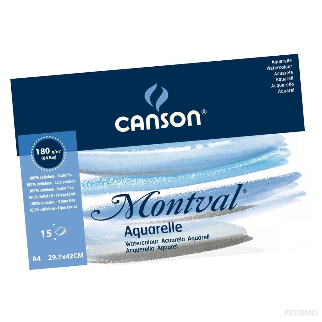 Album cu spira p/u acuarela, orizontal a3 180gr canson 15 foi ha-96 2