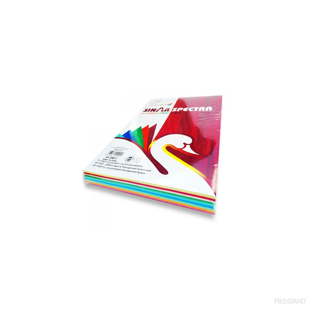 Цветная бумага a4 10 цв 250л a-250 2
