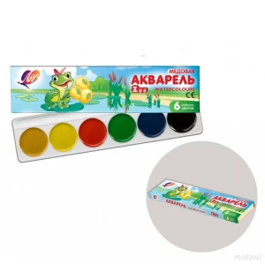 Acuarela zoo ambalaj din carton  6 cul f/p   19c 1246-08   луч