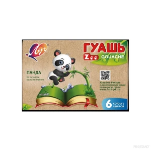 Гуашь zoo 6 цв.15м 125 г   19с 1251-08   луч    /24