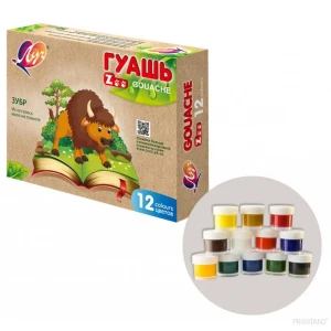 Guasi zoo 12 cul 15ml 250gr  19с 1252-08  луч